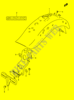 GUARDABARROS TRASERO (MODEL K5/K6/K7/K8) para Suzuki INTRUDER 1400 2005