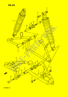 BRAZO SUSPENSION (MODELO H/J/K/L/M/N) para Suzuki QUADRACER 250 1992