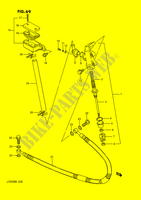 CILINDRO PRINCIPAL TRASERO (MODELO F) para Suzuki QUADRACER 250 1988