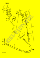 CILINDRO PRINCIPAL TRASERO (MODELO H/J/K/L) para Suzuki QUADRACER 250 1985