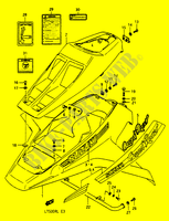 PARACHOQUES FRONTAL (MODELO K/L) para Suzuki QUADRACER 500 1988