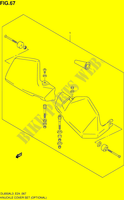 KNUCKLE CUBIERTA (OPTIONAL) para Suzuki V-STROM 650 2013