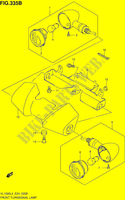 INTERMITENTES DELANTEROS (VL1500BL4 E24) para Suzuki INTRUDER 1500 2014