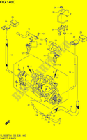 CUERPO DEL ACELERADOR (VL1500BTL4 E33) para Suzuki BOULEVARD 1500 2014