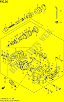 CARDÁN / TRANSMISIÓN FINAL (AVANT) para Suzuki KINGQUAD 750 2014