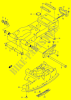 BRAZO OSCILANTE TRASERO (MODELE K3~F.NO.32113657) para Suzuki QUADSPORT 400 2006