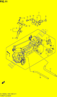 CUERPO DEL ACELERADOR (DL1000AL4 E03) para Suzuki V-STROM 1000 2014