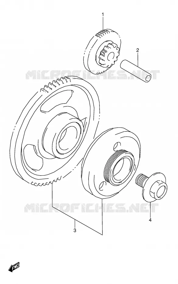 MOTOR ARRANQUE EMBRAGUE Suzuki MOTO 600 GSX-F 1993  GSX600FP(E2)