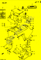 CUBRE ESTRUCTURA SUPERIOR (MODELO G/H) para Suzuki CAVALCADE 1400 1987