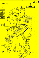 CUBRE ESTRUCTURA SUPERIOR (MODELO J) para Suzuki CAVALCADE 1400 1988