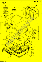 MALETERO (MODELO G) para Suzuki CAVALCADE 1400 1986