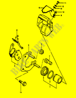 PINZAS DELANTERAS (MODELO E/F/G/J/K) para Suzuki RG 50 1989