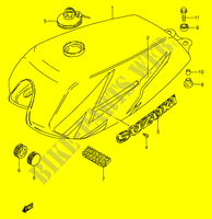 DEPOSITO COMBUSTIBLE (MODELO V E94,P36,P48) para Suzuki AP 100 1996