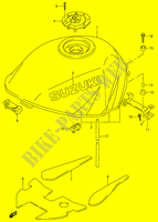 DEPOSITO COMBUSTIBLE (MODELO V) para Suzuki RF 900 1998