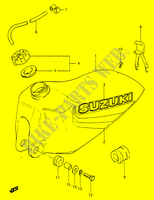 DEPOSITO COMBUSTIBLE (MODELO Z) para Suzuki RM 465 1982