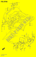 GUARDABARROS TRASERO P24) para Suzuki KINGQUAD 750 2020