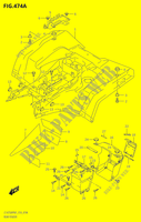 GUARDABARROS TRASEROP) para Suzuki KINGQUAD 750 2021