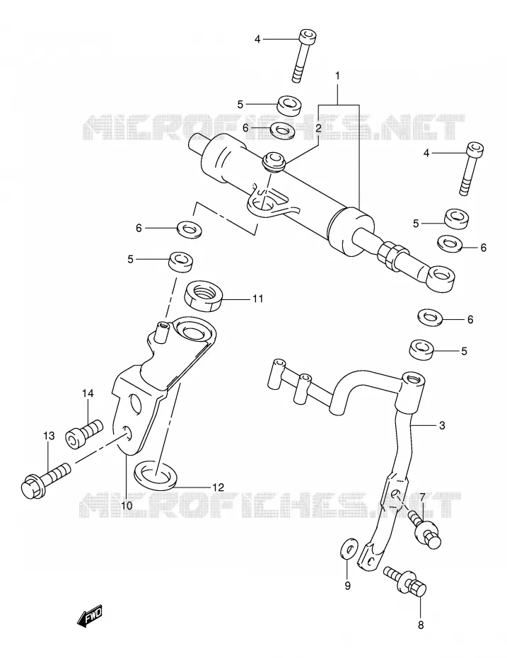 AMORTIGUADOR DIRECCION (MODELO V) Suzuki MOTO 1000 TL-S 2001  TL1000SK1(E2)