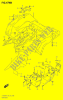 GUARDABARROS TRASEROP33) para Suzuki KINGQUAD 500 2021