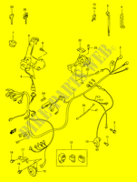 INSTALACION ELECTRICA (MODELO S/T/V/W/X) para Suzuki BURGMAN 125 1996