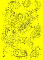 TAPA CARTER (MODELO Y) para Suzuki VINSON 500 2001