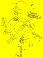 DEPOSITO COMBUSTIBLE (MODELO T/V/W/X/Y) para Suzuki QUADSPORT 80 2001