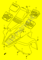 PARACHOQUES FRONTAL (MODELO T/V/W/X/Y) para Suzuki QUADSPORT 80 2001