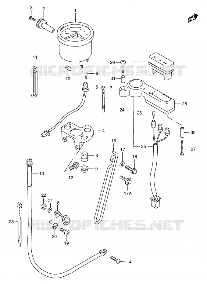 VELOCIMETRO Suzuki MOTO 650 DR 1999  DR650SEX(E4)