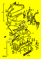 CARENADOS (MODEL G E2,E15,E16,E17,E21,E22,E25,E34,E39) para Suzuki GS-E 500 1990