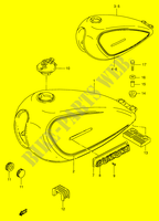 DEPOSITO COMBUSTIBLE (MODELO T/W) para Suzuki GN 250 1999