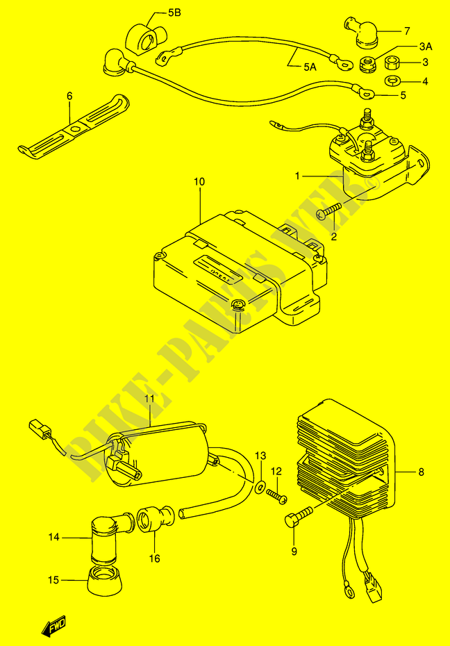 ELECTRICO (MODELO Z/D/K/M) para Suzuki GN 125 1989