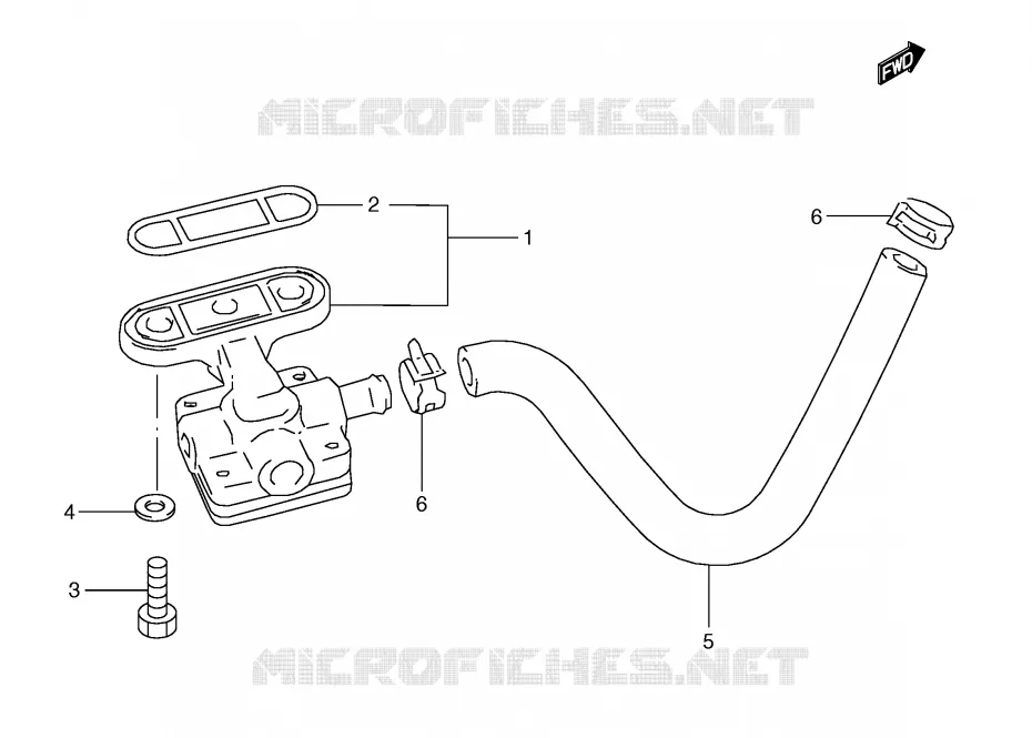 VALVULA COMBUSTIBLE Suzuki MOTO 600 GSX-R 2000  GSX-R600Y(E2)