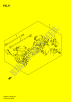 CUERPO DEL ACELERADOR (DL650L1 E3) para Suzuki V-STROM 650 2011