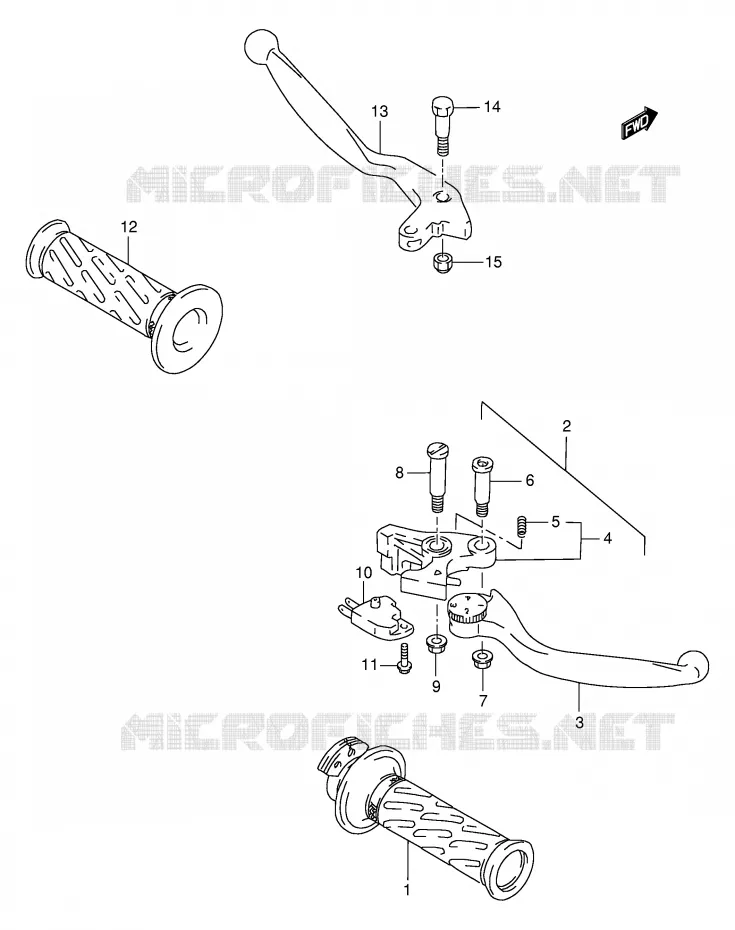PALANCA Suzuki MOTO 1100 GSX-R 1996  GSX-R1100WSKT(E2)