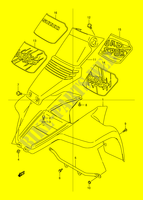 PARACHOQUES FRONTAL (MODELO T/V/W/X/Y) para Suzuki QUADSPORT 80 1998