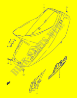 CUBRE ESTRUCTURA  (MODELE N/P/R/T) para Suzuki AE 50 1992