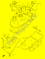 DEPOSITO COMBUSTIBLE (MODELO W/X/Y) para Suzuki BURGMAN 250 1999