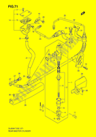 CILINDRO PRINCIPAL TRASERO (DL650AK7/AK8/AK9/AL0/AUEL0) para Suzuki V-STROM 650 2007
