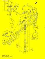 CILINDRO PRINCIPAL TRASERO (DL650AL1 E02) para Suzuki V-STROM 650 2012