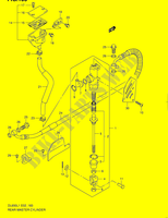 CILINDRO PRINCIPAL TRASERO (DL650UEL1 E19) para Suzuki V-STROM 650 2012