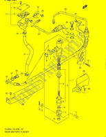 CILINDRO PRINCIPAL TRASERO (DL650AL1 E03) para Suzuki V-STROM 650 2011