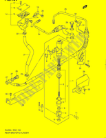 CILINDRO PRINCIPAL TRASERO (DL650AUEL1 E19) para Suzuki V-STROM 650 2011