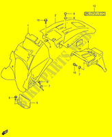 PARACHOQUES TRASERO (MODELE K4/K5 E24) para Suzuki DR 650 2001