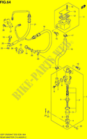 CILINDRO PRINCIPAL TRASERO (GSF1250SAK7/SAK8/SAK9) para Suzuki BANDIT 1250 2007