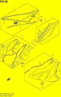 DEPOSITO COMBUSTIBLE COVER (GSX R600L2 E24) para Suzuki GSX-R 600 2012