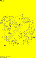 CARENADOS INFERIORES (GSX1250FAL2 E28) para Suzuki GSX-F 1250 2012