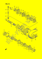 TRANSMISION (MODEL G/J/K/L,LS650PM E01) para Suzuki SAVAGE 650 1988