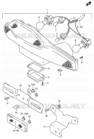 LAMPARA TRASERA para Suzuki RF 900 1996
