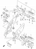SOPORTE PIE para Suzuki RF 900 1996