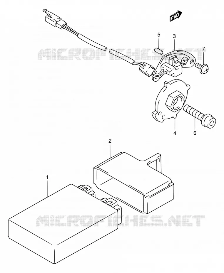 ALTERNADOR (MODELE T/V/W) Suzuki MOTO 900 RF 1996  RF900R T (E02,E04,E18,E22,E24,E25,E34,E37,E39)